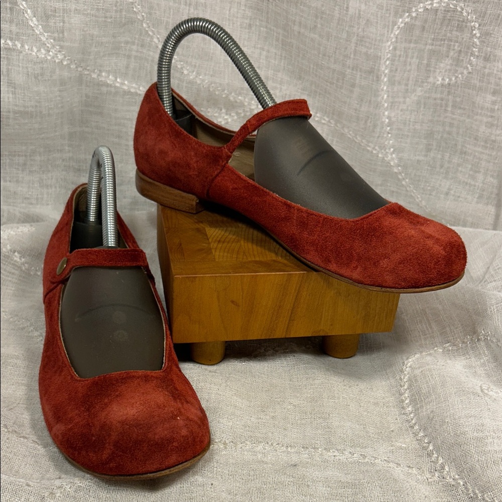 USArtisan Handmade in USA leather mary jane shoes